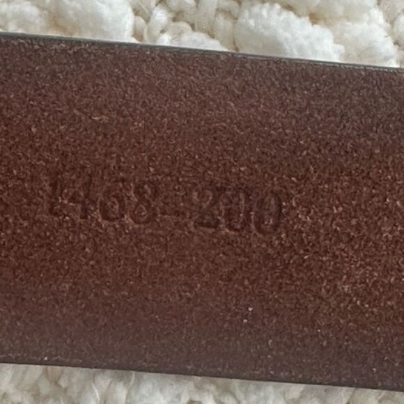 Timberland Brown Leather Men’s Belt 38 - Picture 6 of 7